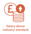 Salary-above-industry-standard