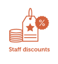 Staff-discounts