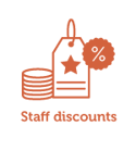 Staff-discounts